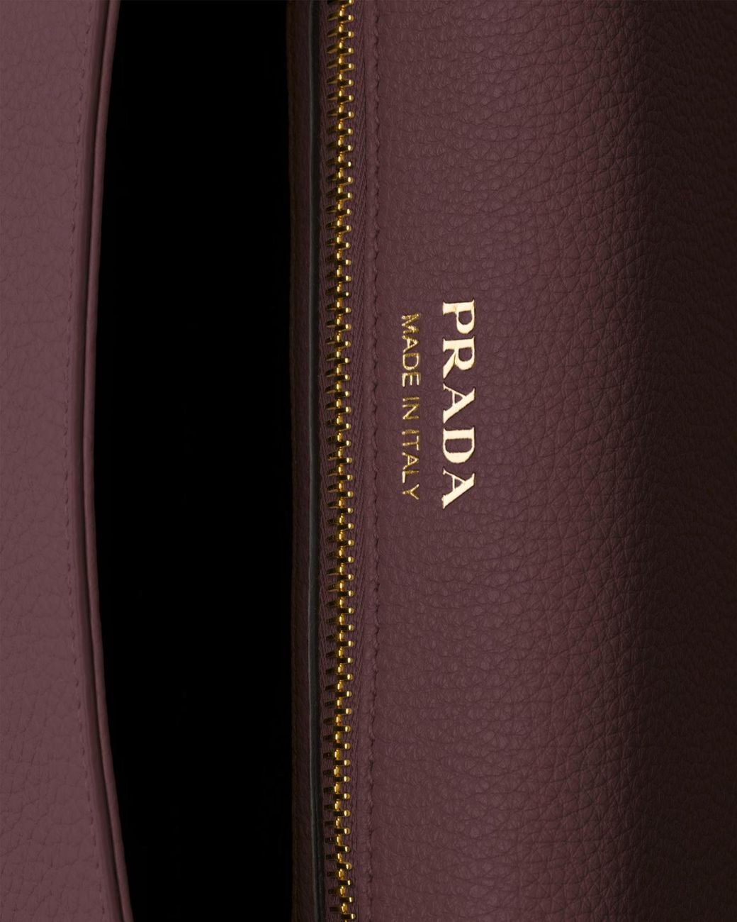 Prada Purple Leather Shoulder Bag