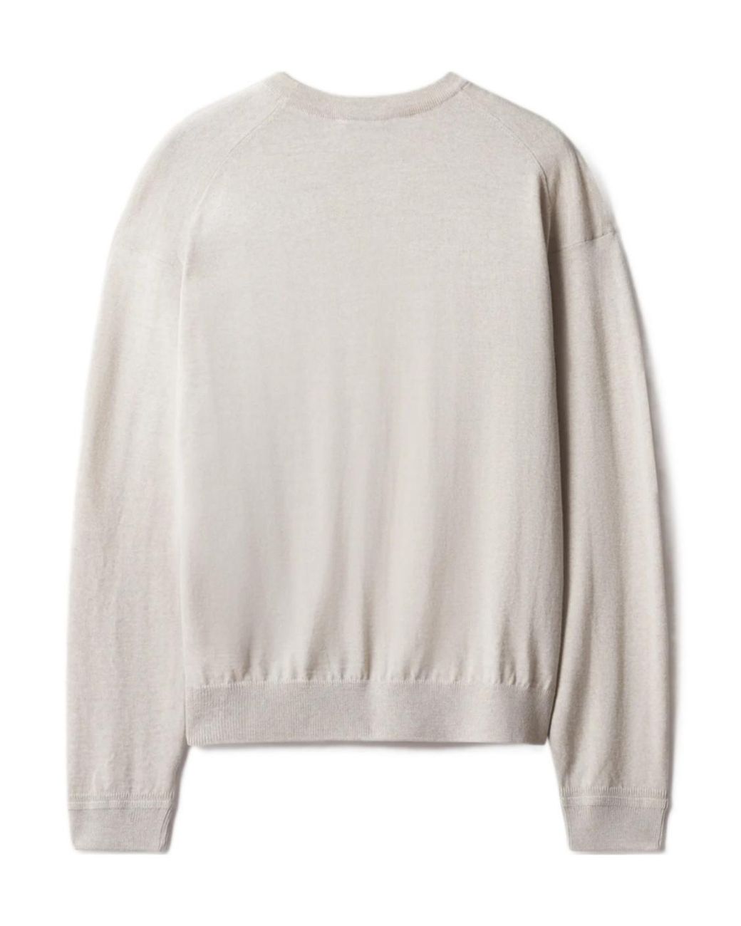 Maison Kitsuné Gray Maison Kitsuné Fox Head Knitted Sweater for men