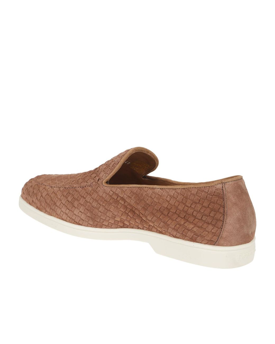 Doucal's Gray Round-Toe Loafers for men