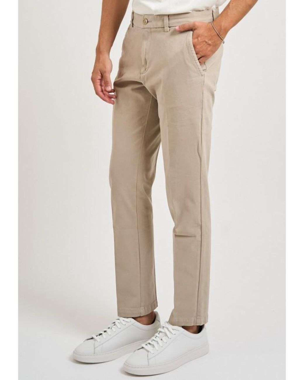 Boss Natural H-Kaiton1 Welt-Pocket Trousers for men