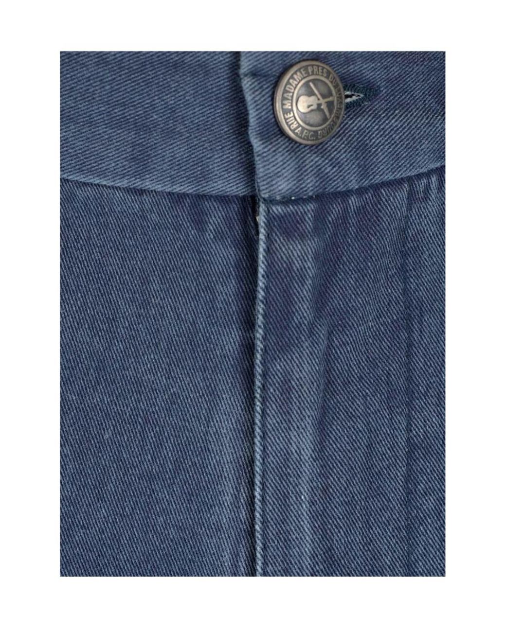 A.P.C. Blue Straight Jeans Pants