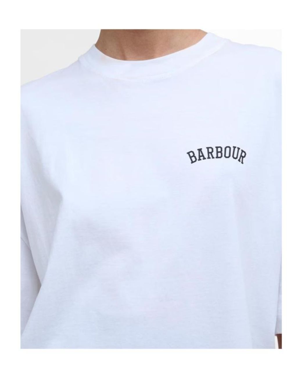 Barbour White Claydon T-Shirt