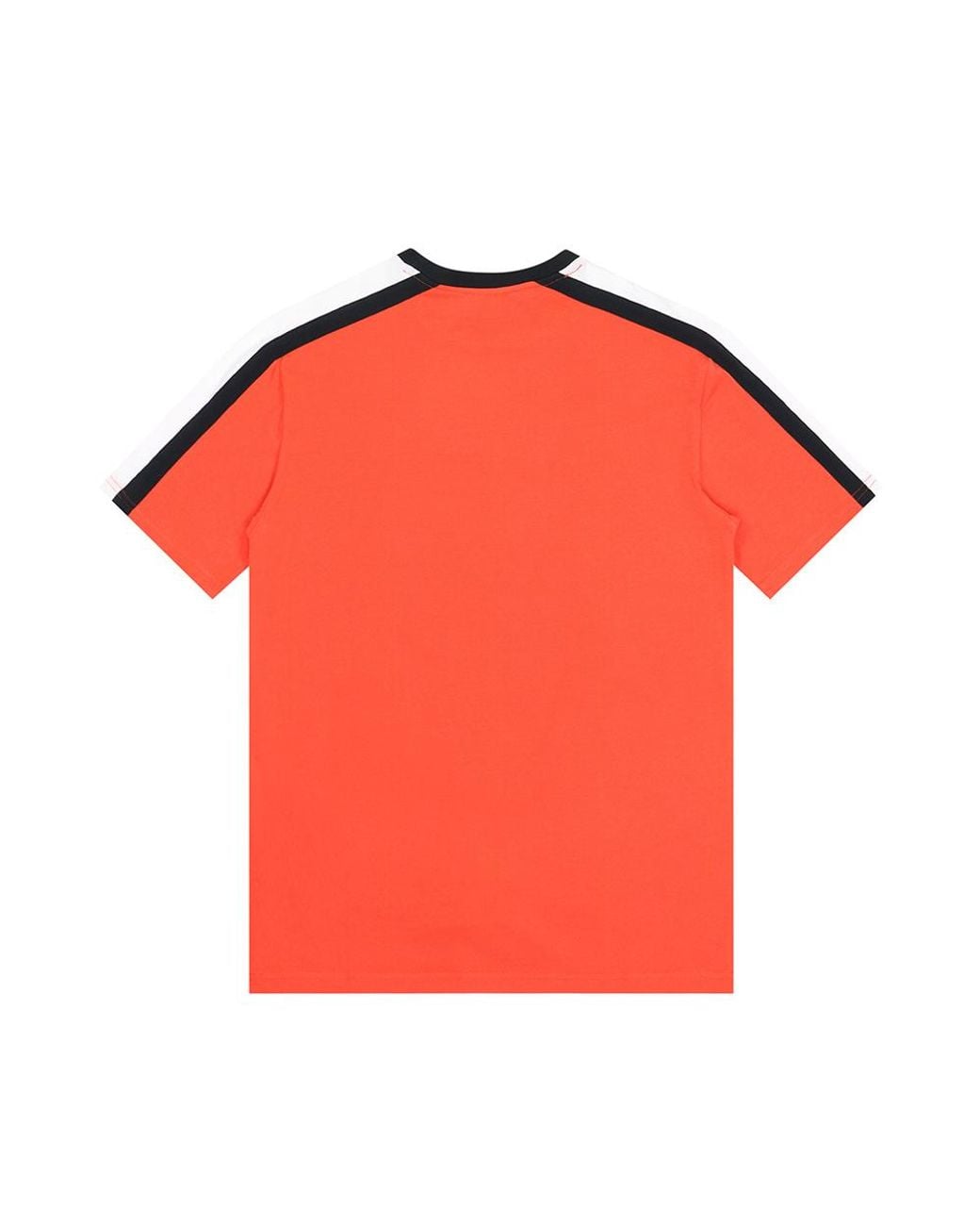 EA7 Red Logo Printed T-Shirt With Round Neck for men