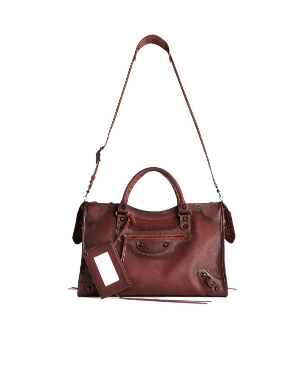 Balenciaga Red Le City Bag Medium