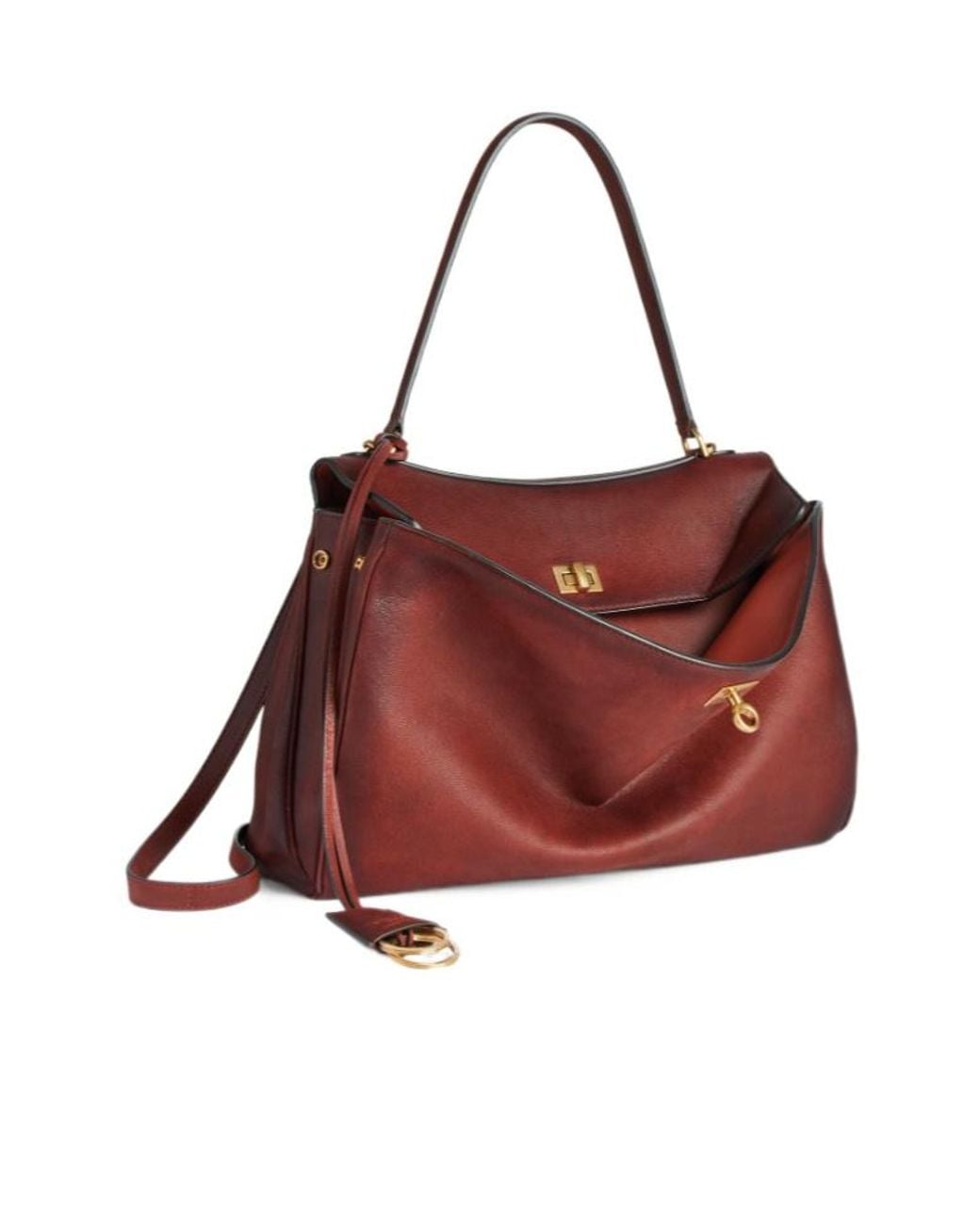 Balenciaga Red Rodeo Handbag Medium