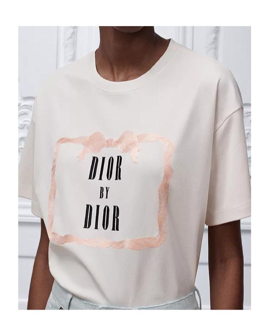 Dior White Book Cover Boxy T-Shirt