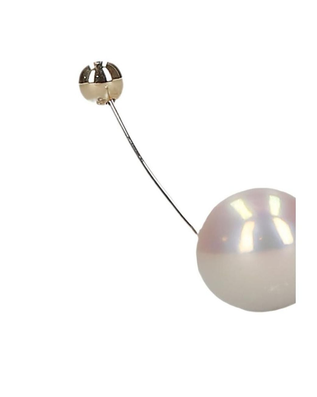 Sophie Bille Brahe White Ariel Single Pearl Earring