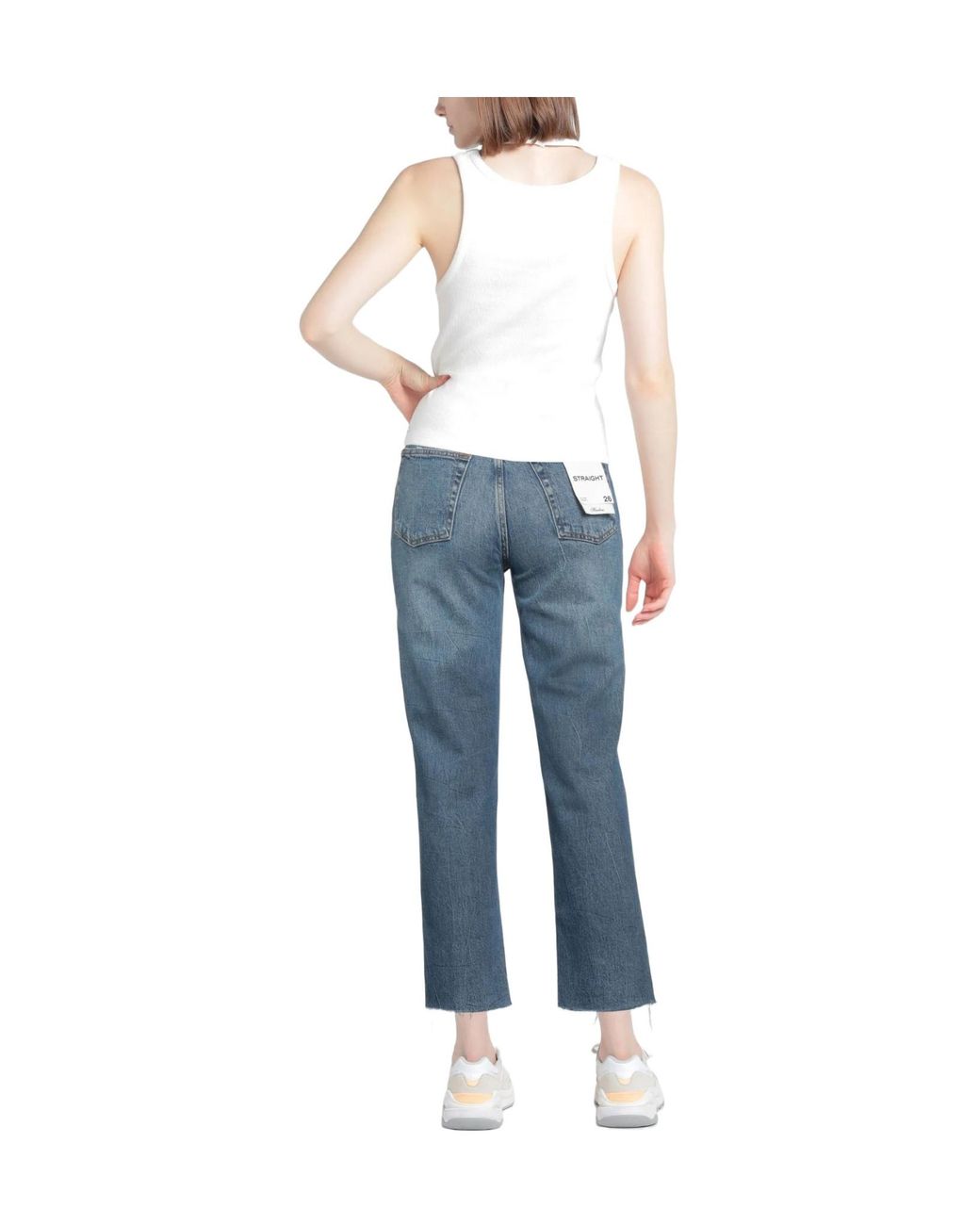 Rag & Bone Blue Dark Straight-Leg Jeans