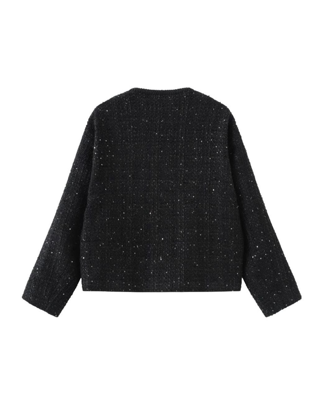 Marissa Chiara Black V-Neck Jacket