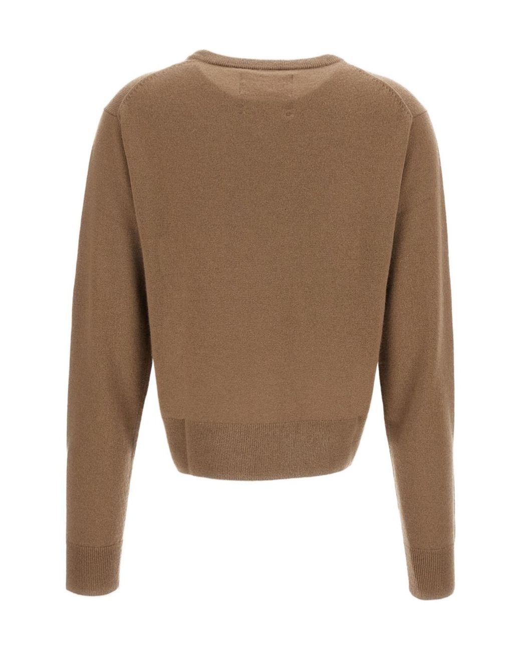 Extreme Cashmere Brown Long-Sleeved Crewneck Jumper