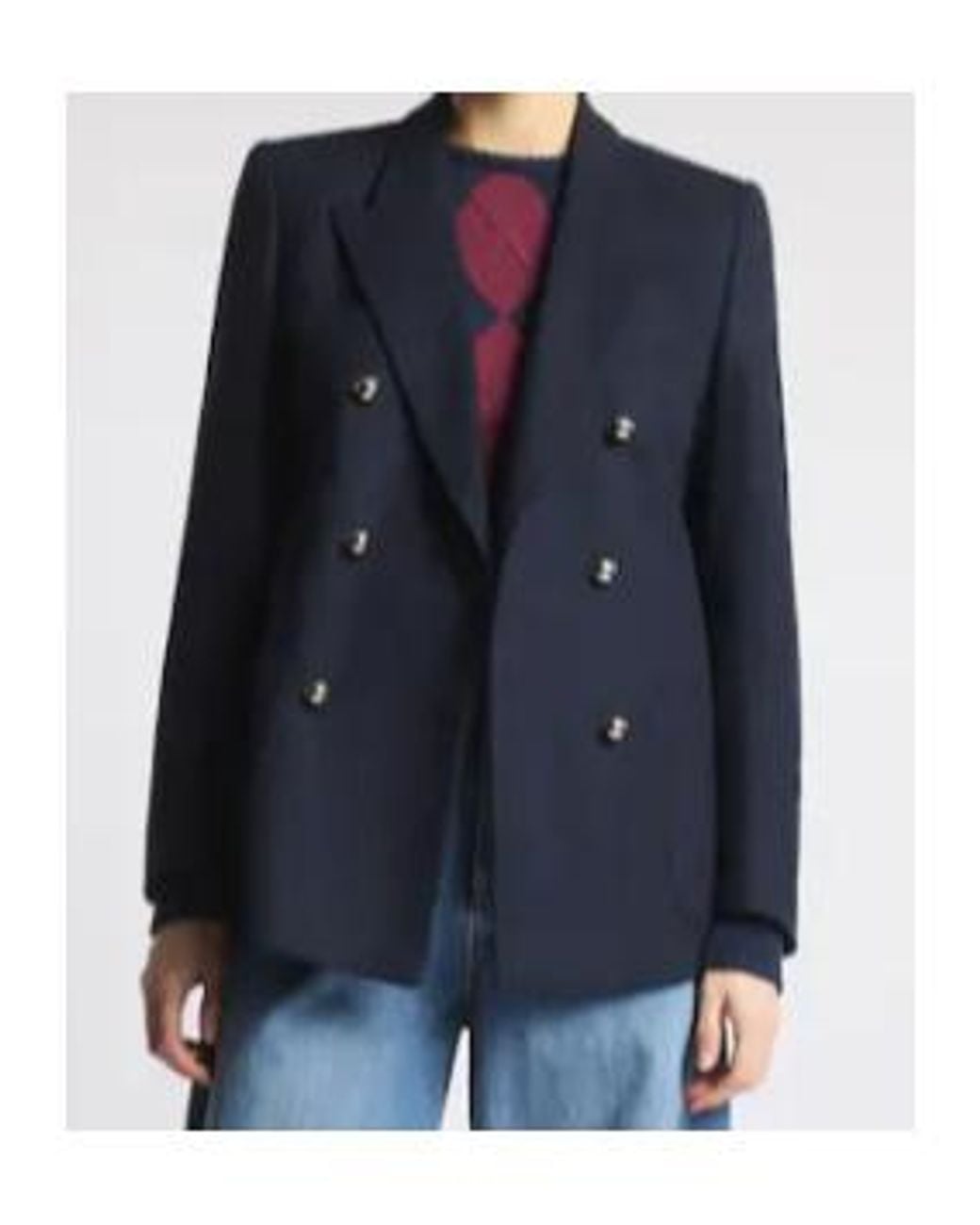 Fay Blue Double-Breasted Blazer