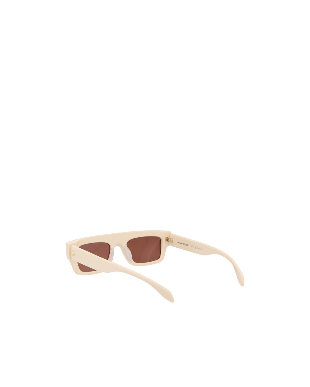 McQueen Pink Eyewear Rectangle Frame Sunglasses for men