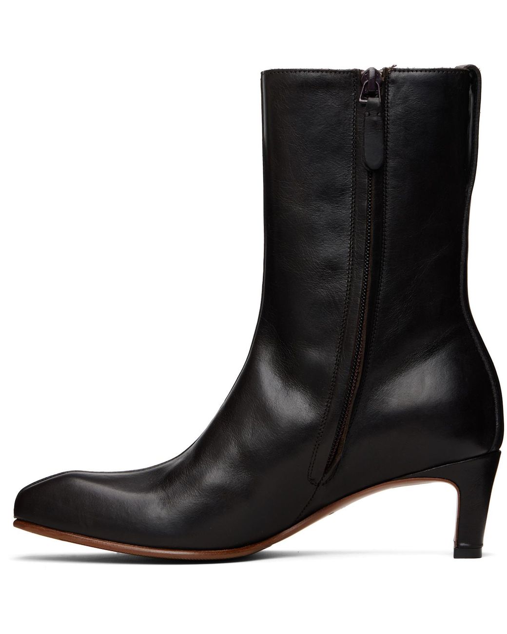 Our Legacy Black Karasu Heel Ankle Shoes