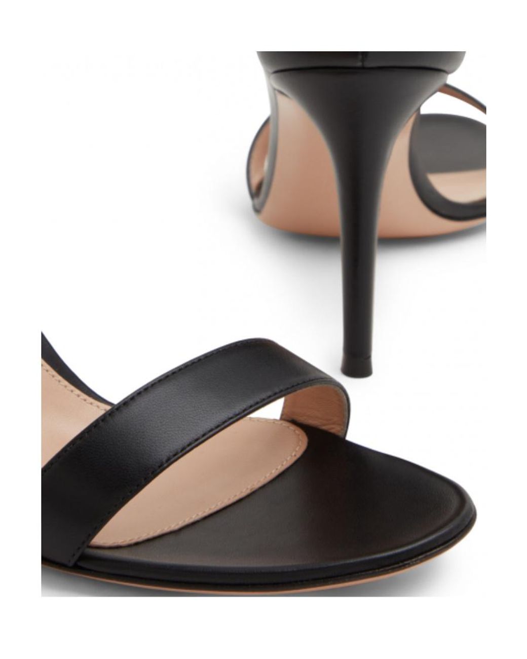 Gianvito Rossi Black High Heeled Sandals