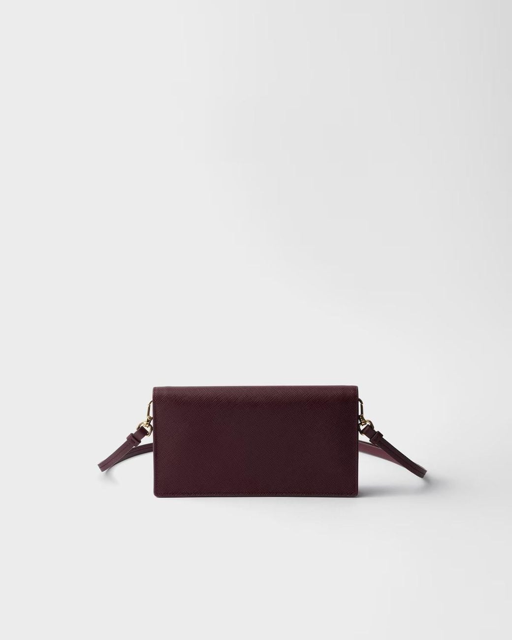 Prada Purple Leather Flap Wallet