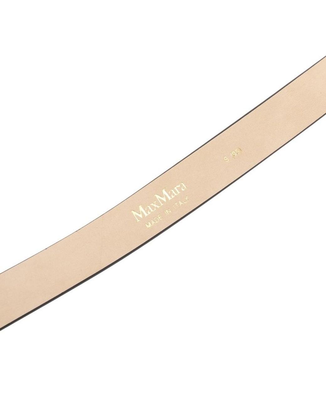 Max Mara White Logo Belt