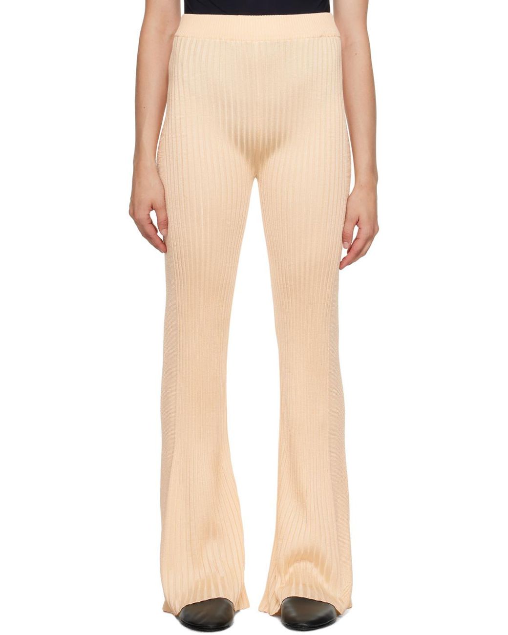 Jil Sander Natural Elegant Tailored Trousers