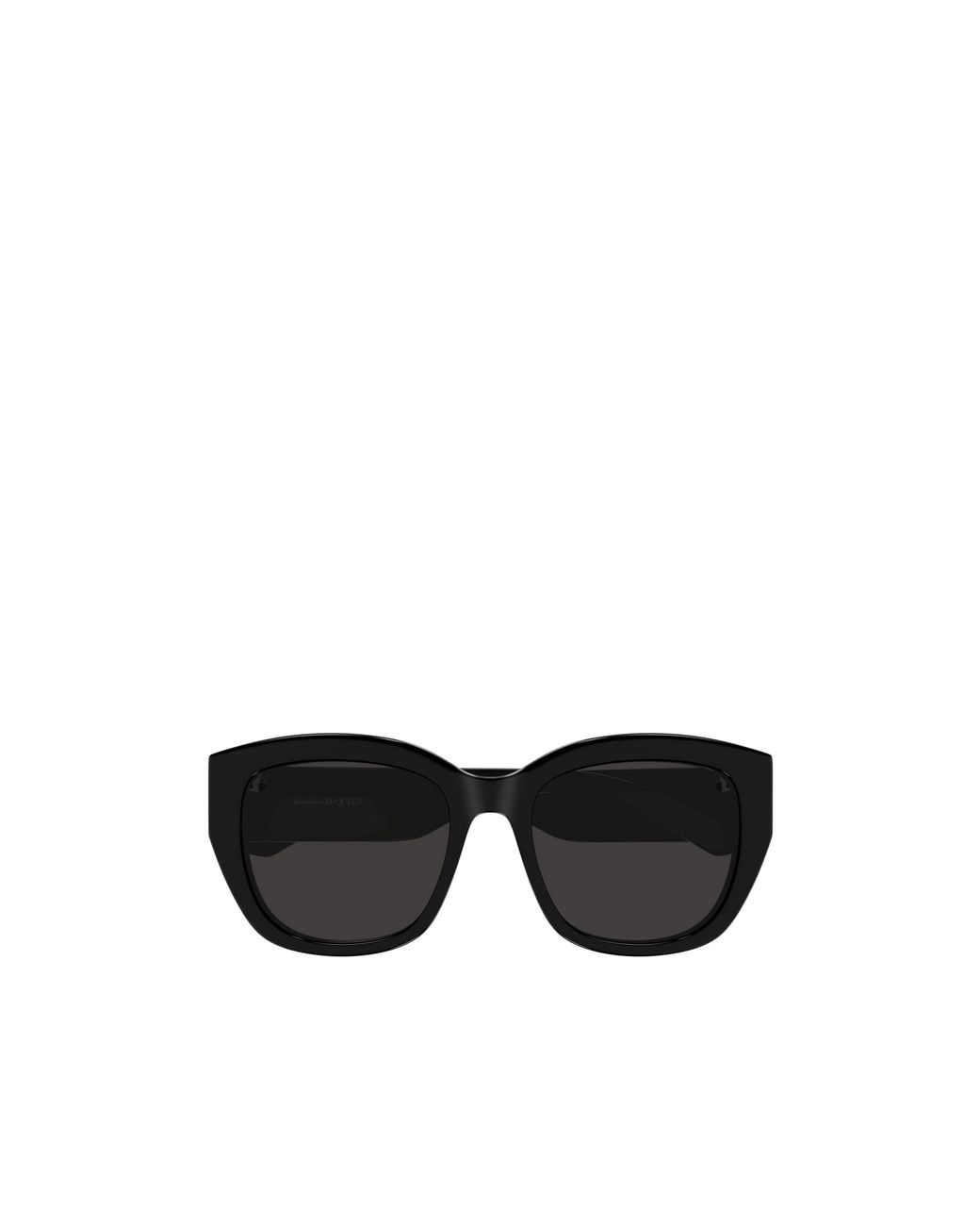 McQueen Black Eyewear Square Frame Sunglasses