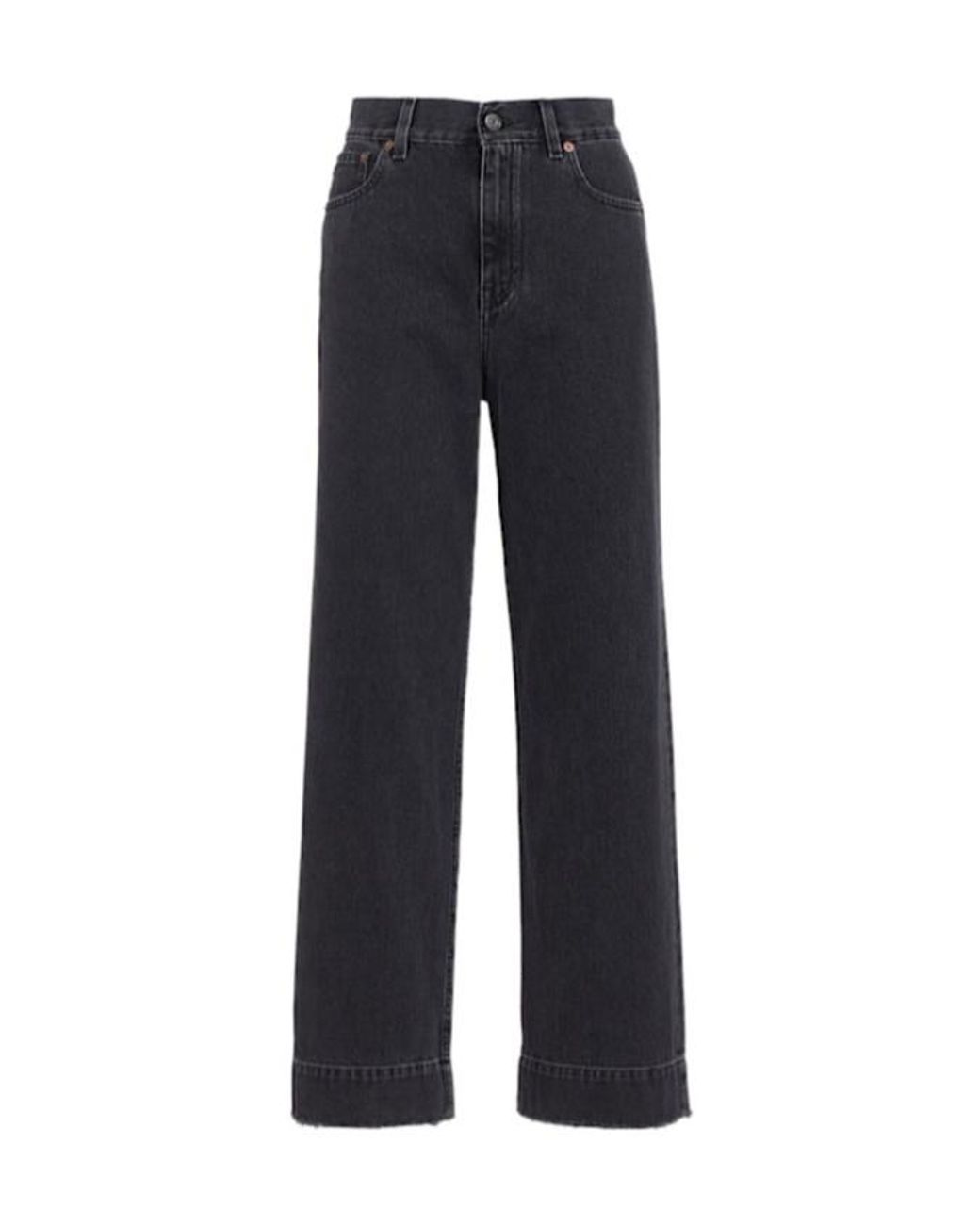 Chloé Blue Denim Straight Jeans