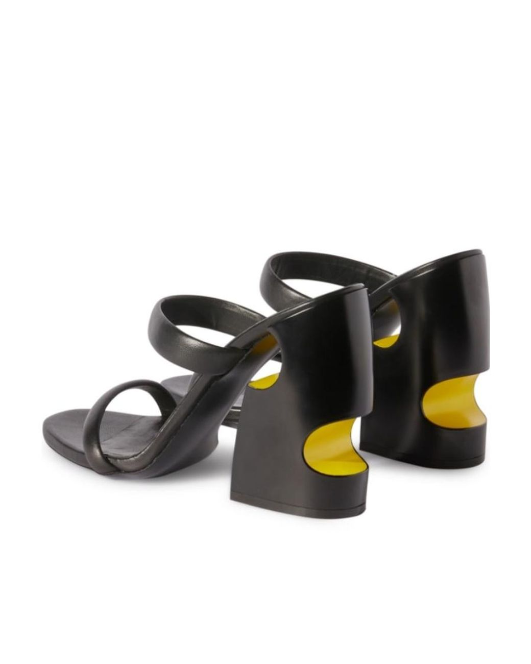 Off-White c/o Virgil Abloh Multicolor Meteor Cut-Out Open Toe Mules