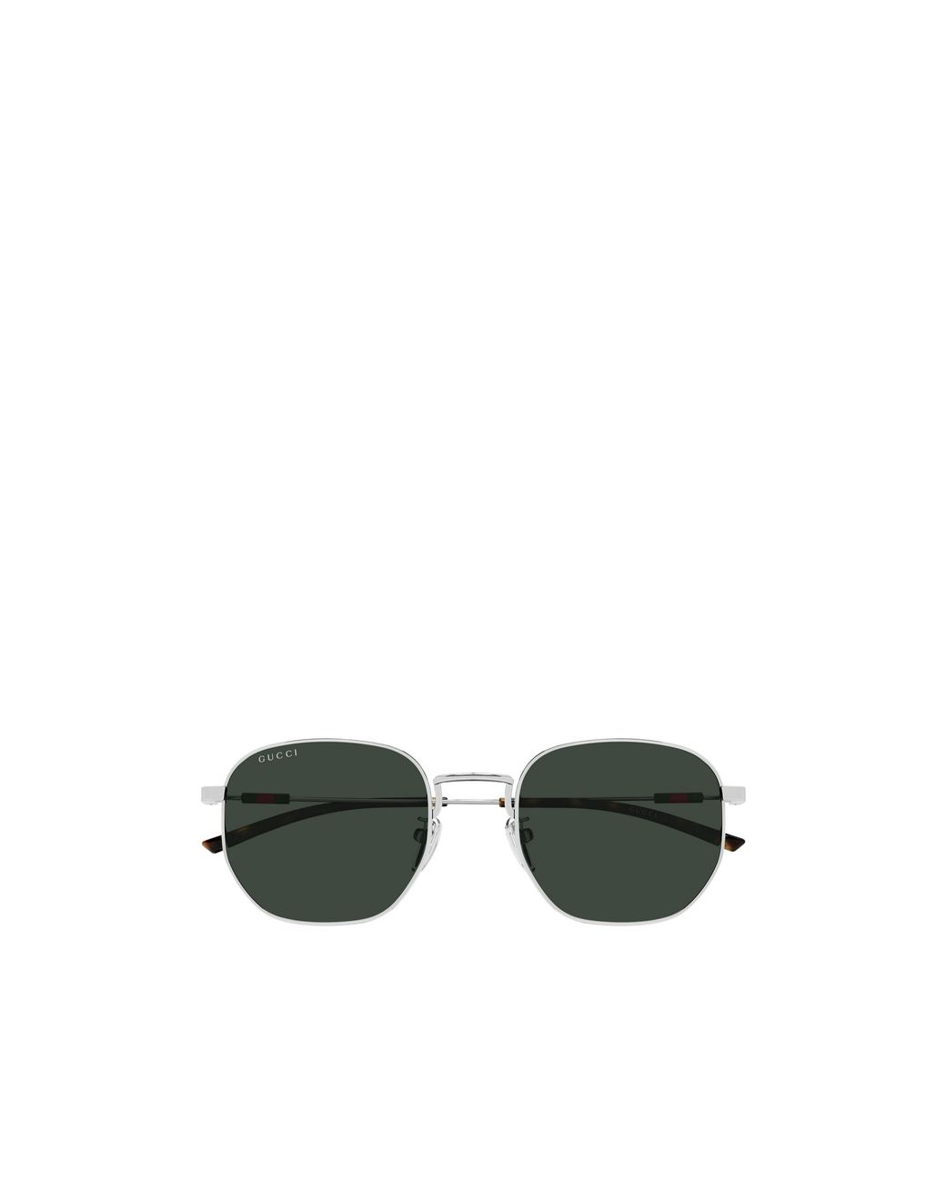 Gucci Green Eyewear Geometric Frame Sunglasses for men