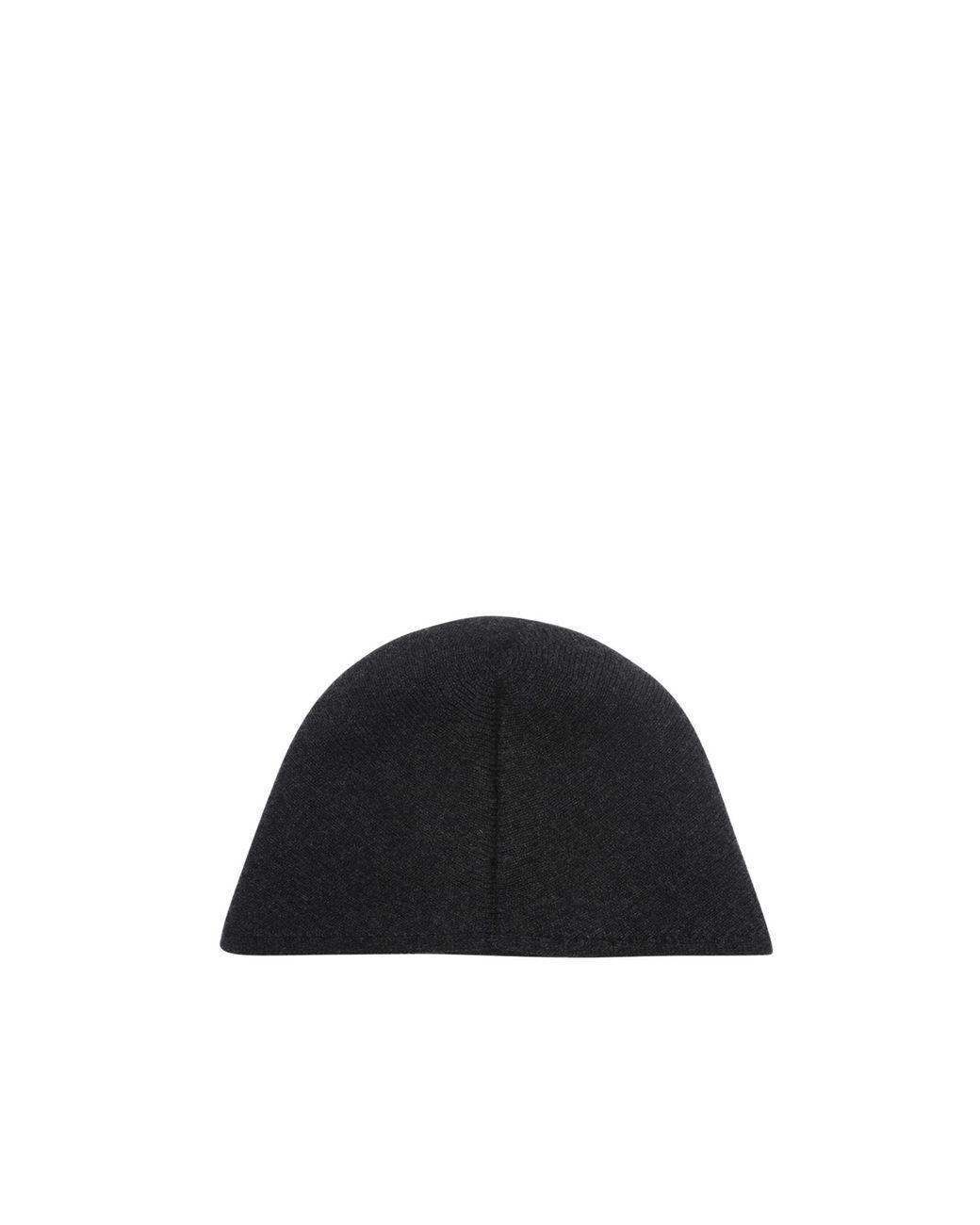Uma Wang Black Ribbed Hat