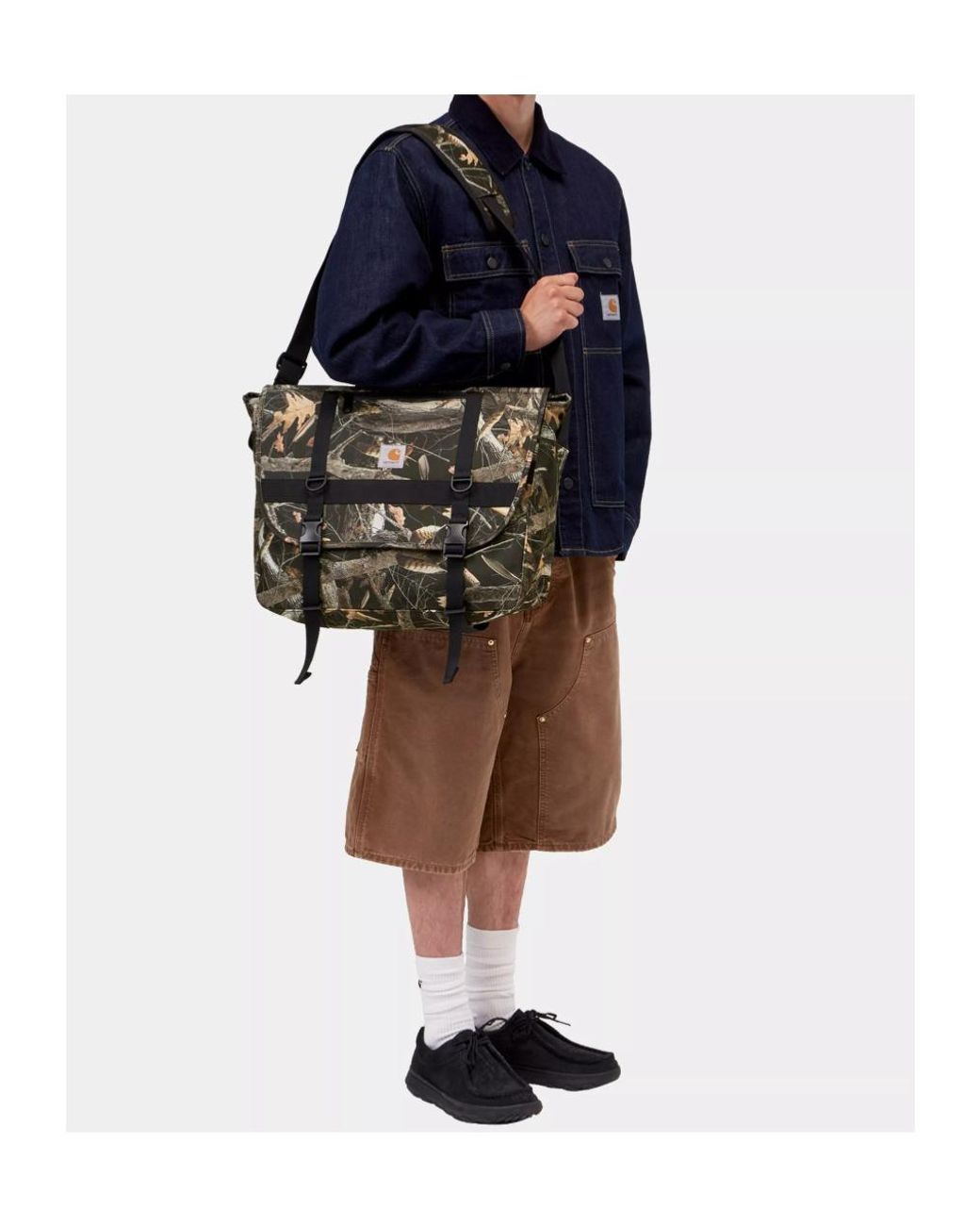 Carhartt Black Jake Large Messenger Bag for men