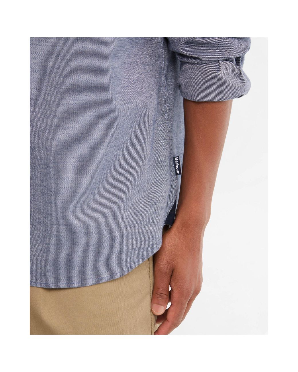 Barbour Blue Button-Down Long Sleeve Shirt for men