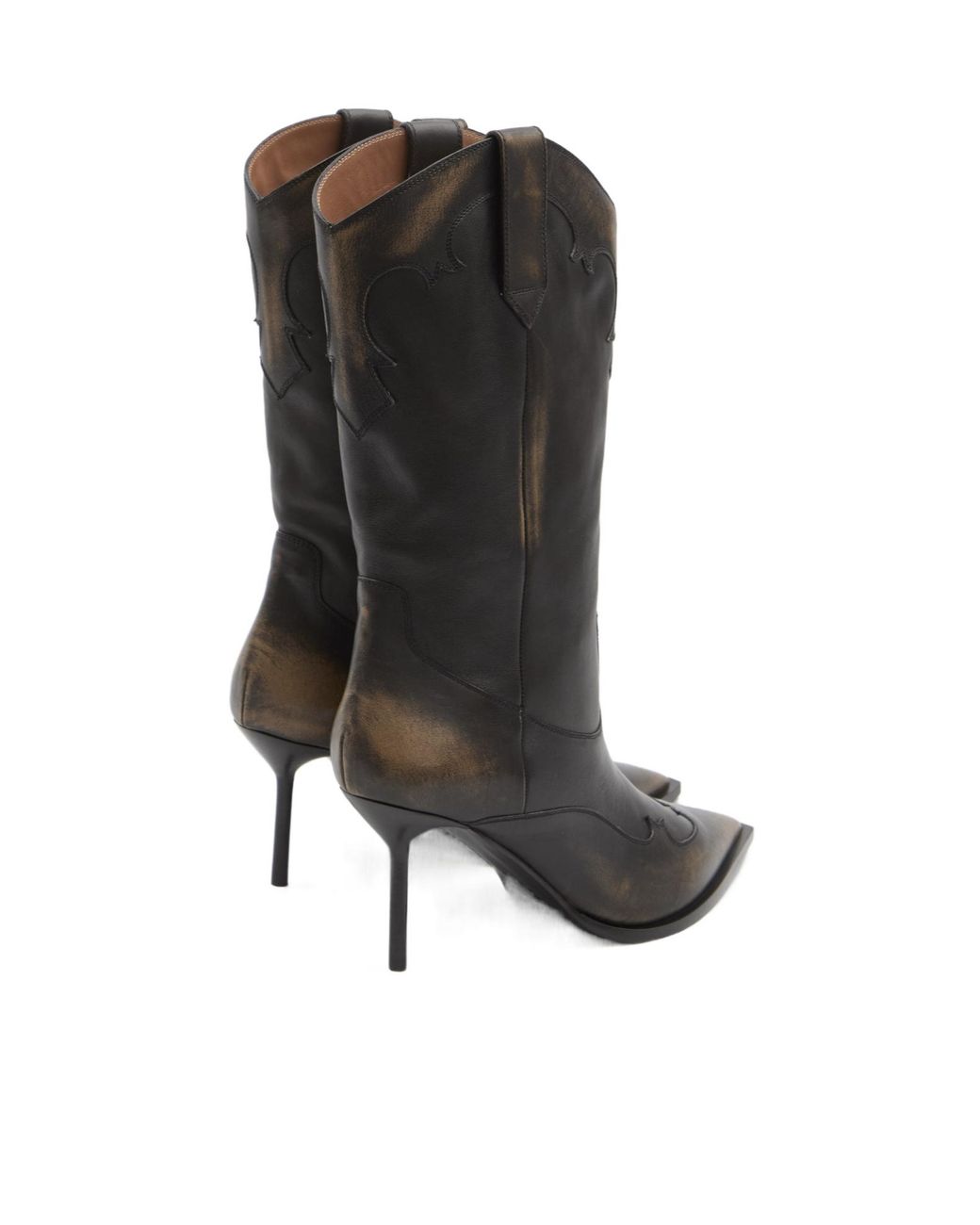 Paris Texas Black Lidia Heeled Boots