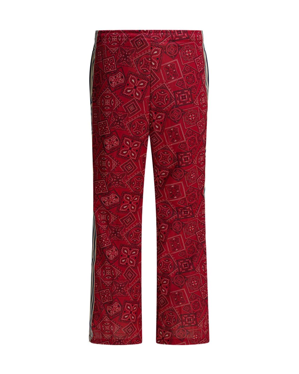 Kapital Red Striped Patterned Trousers for men