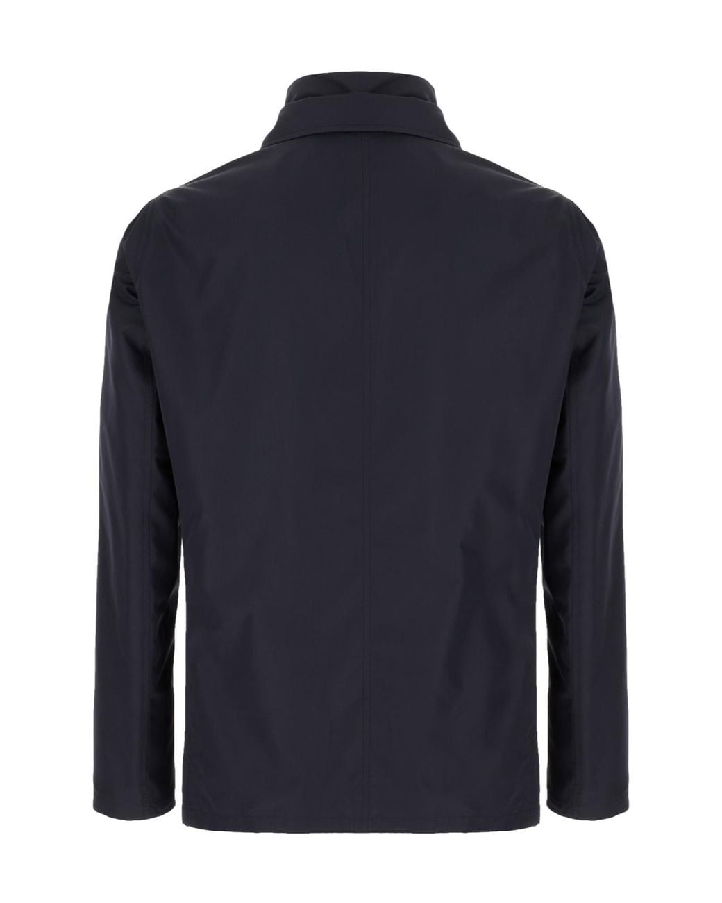 Herno Blue Long-Sleeved Casual Jacket for men