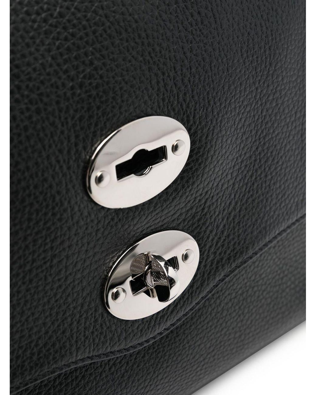 Zanellato Black Daily Pebbled Tote Bag