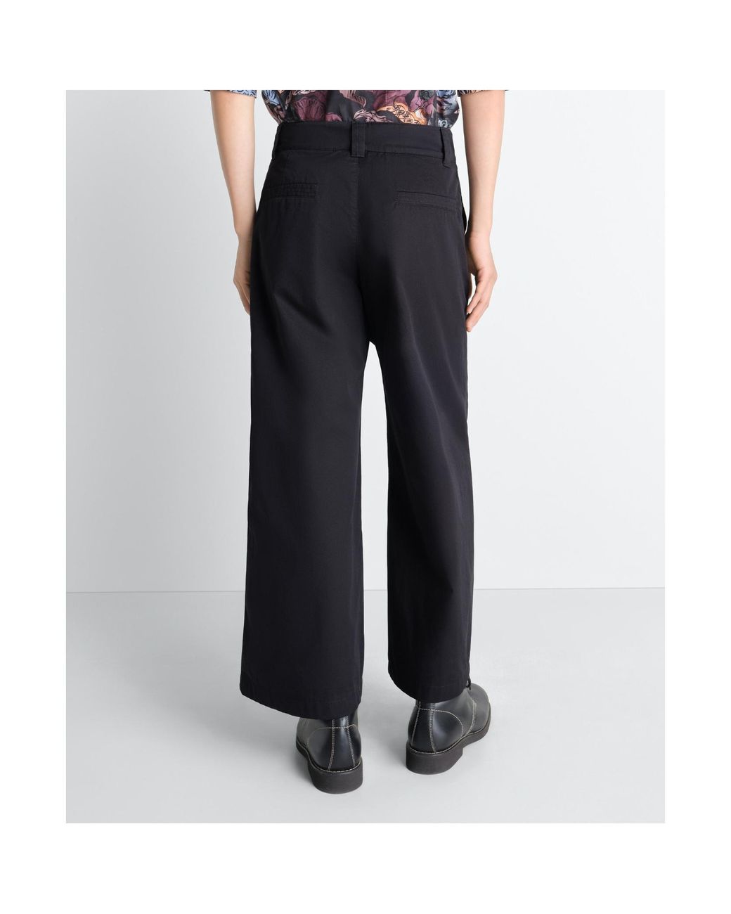 Lemaire Blue Wide Leg Pocket Trousers for men