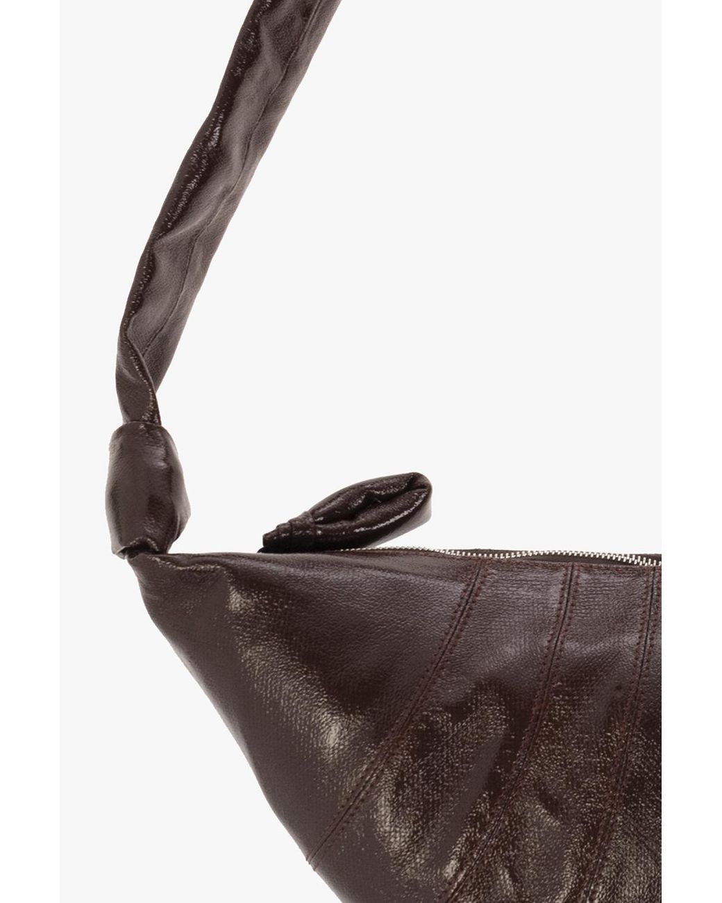 Lemaire Brown Medium Croissant Shoulder Bag
