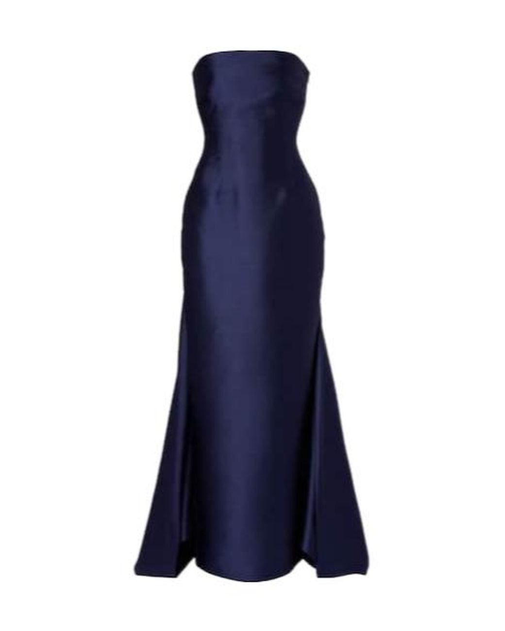 Solace London Blue Imani Strapless Gown