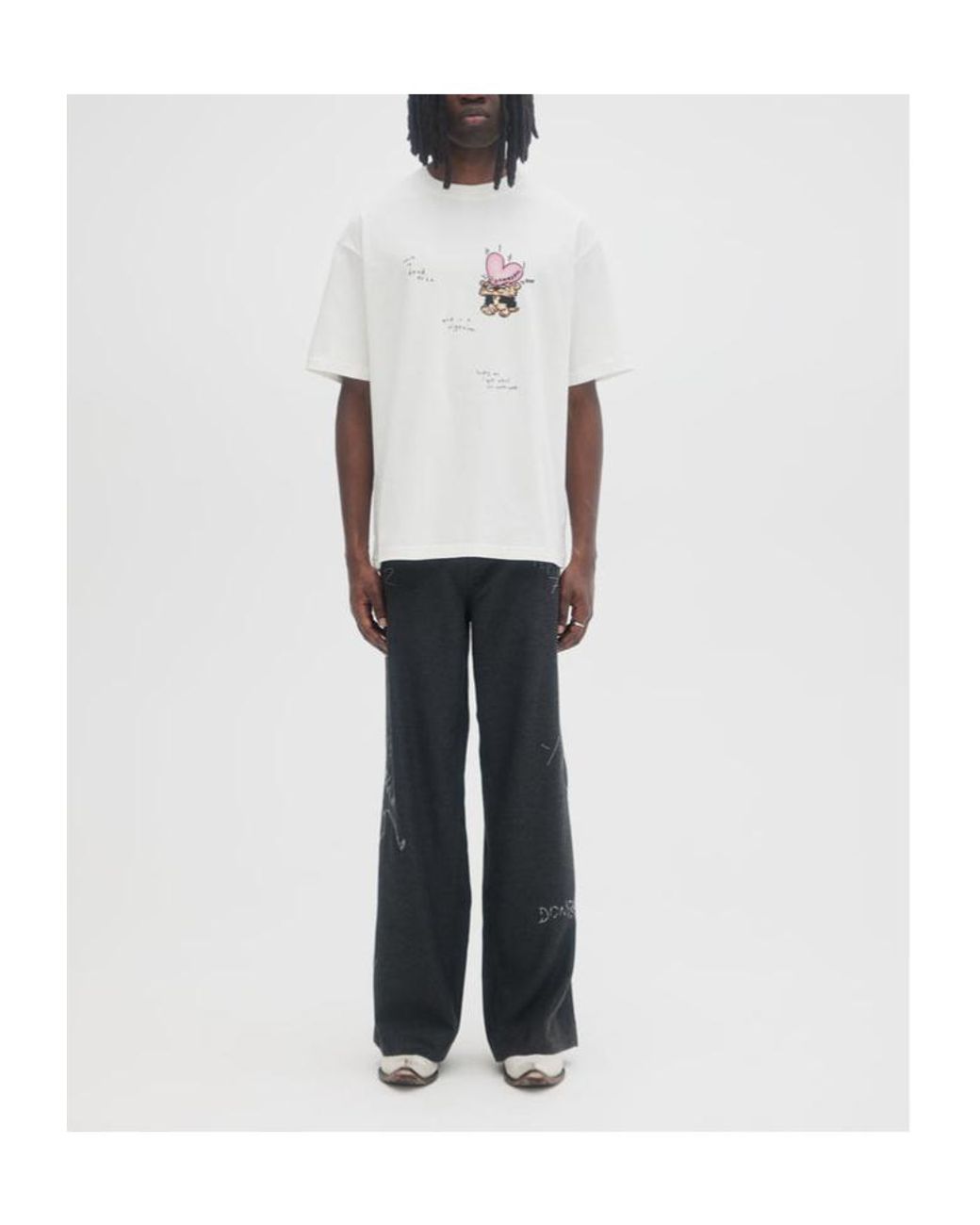 DOMREBEL White Short-Sleeve T-Shirt for men