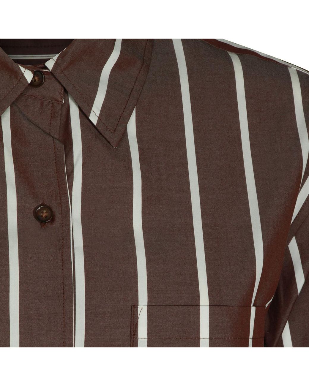 Rag & Bone Red Striped Relaxed Shirt