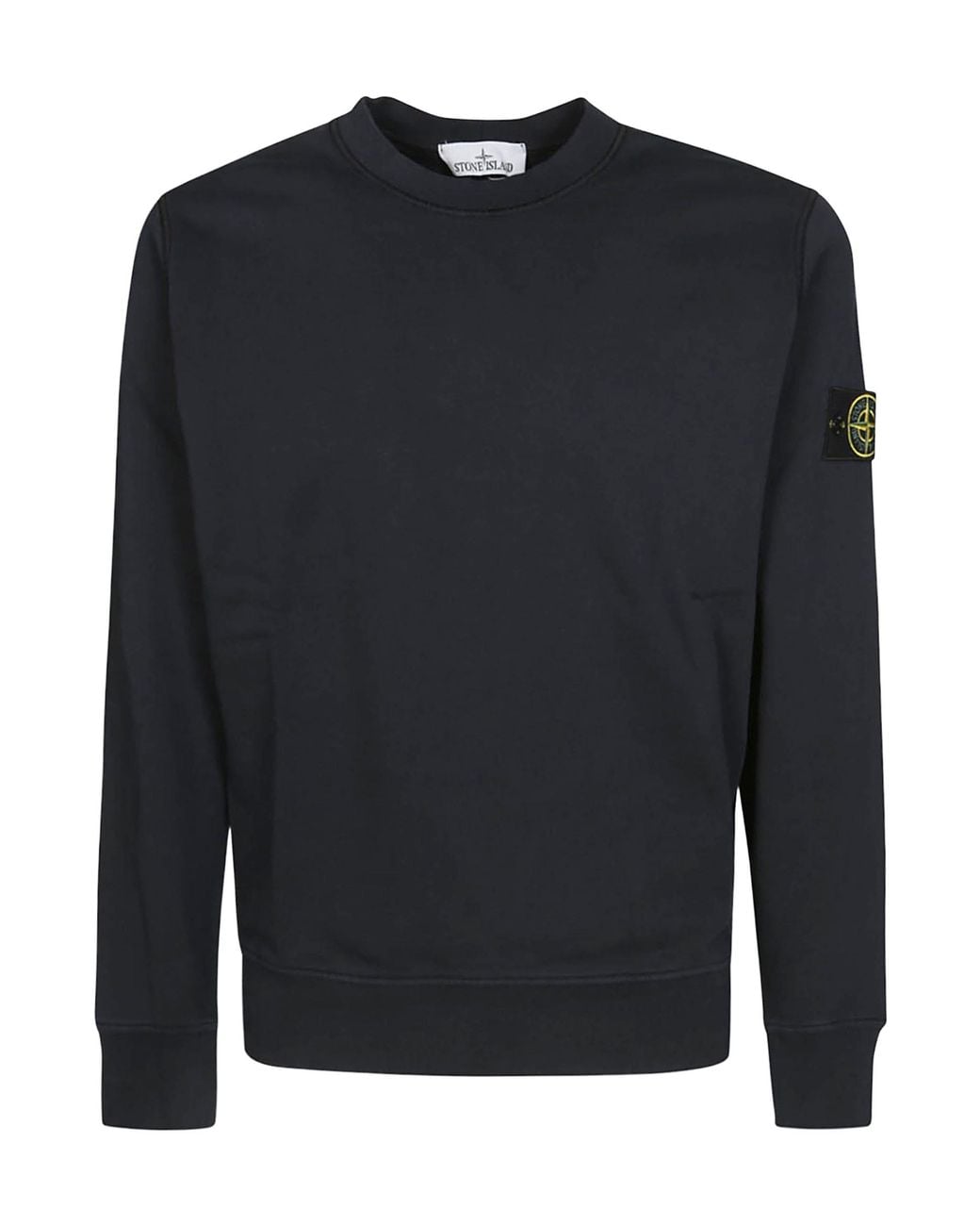 Stone Island Blue Logo Sweater for men
