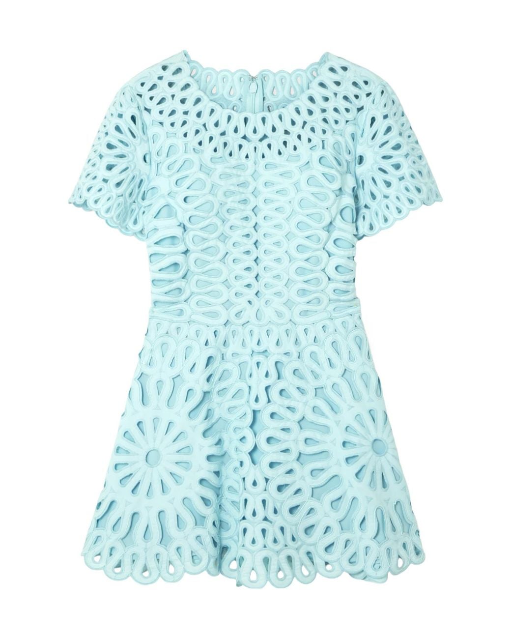 Jonathan Simkhai Blue Emrys Cut-Out Mini Dress