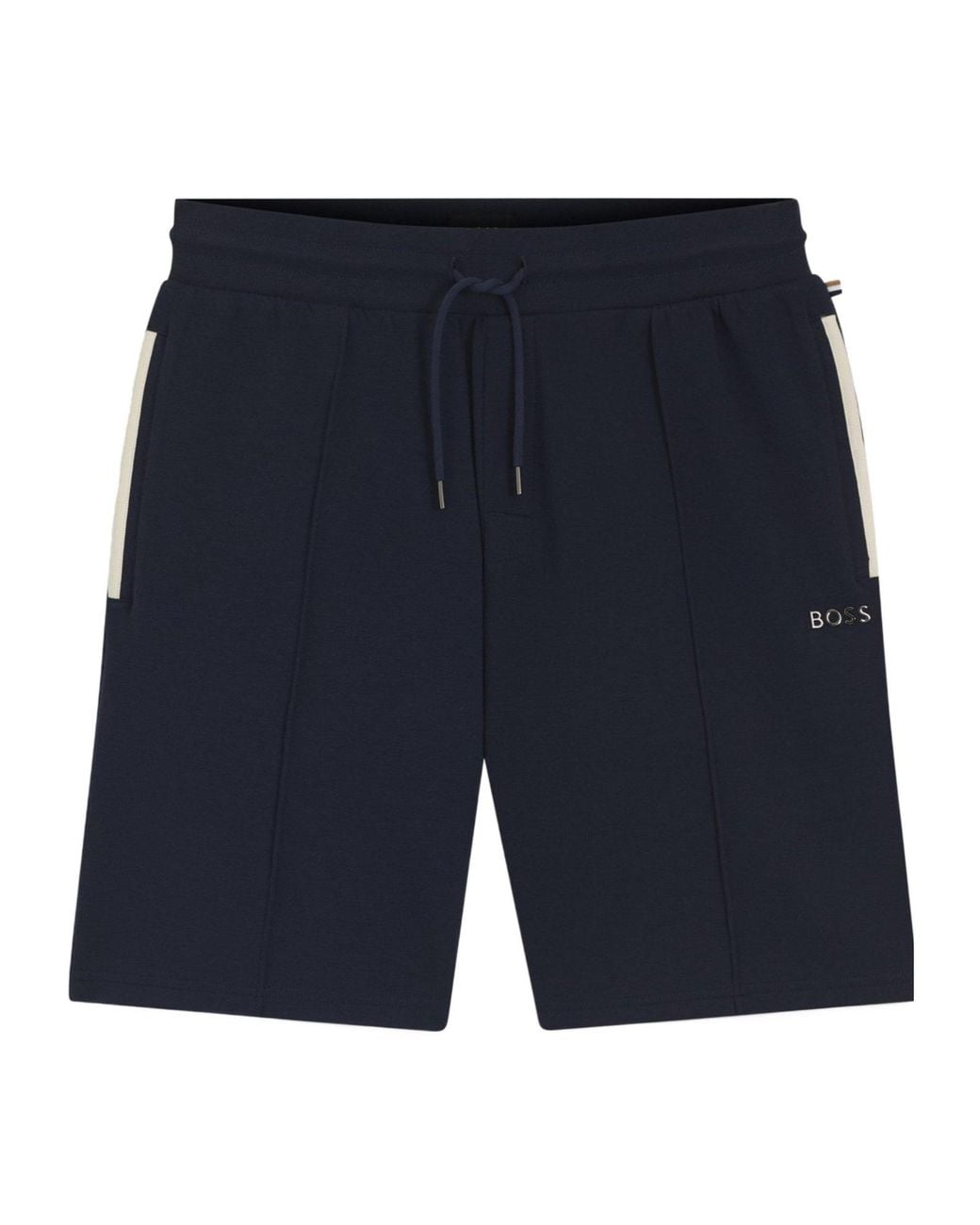 Boss Blue Minimal Fleece Pants for men