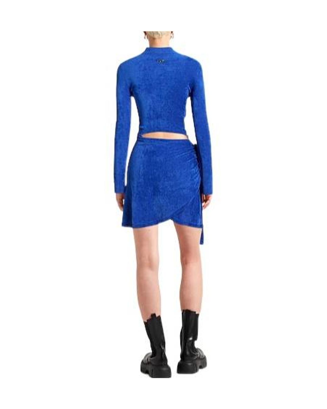 DIESEL Blue Fitted Knit Dress