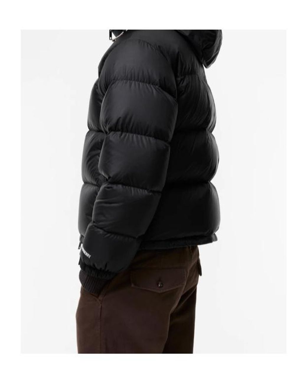 Burberry Black Highlands Puffer Jacket for men