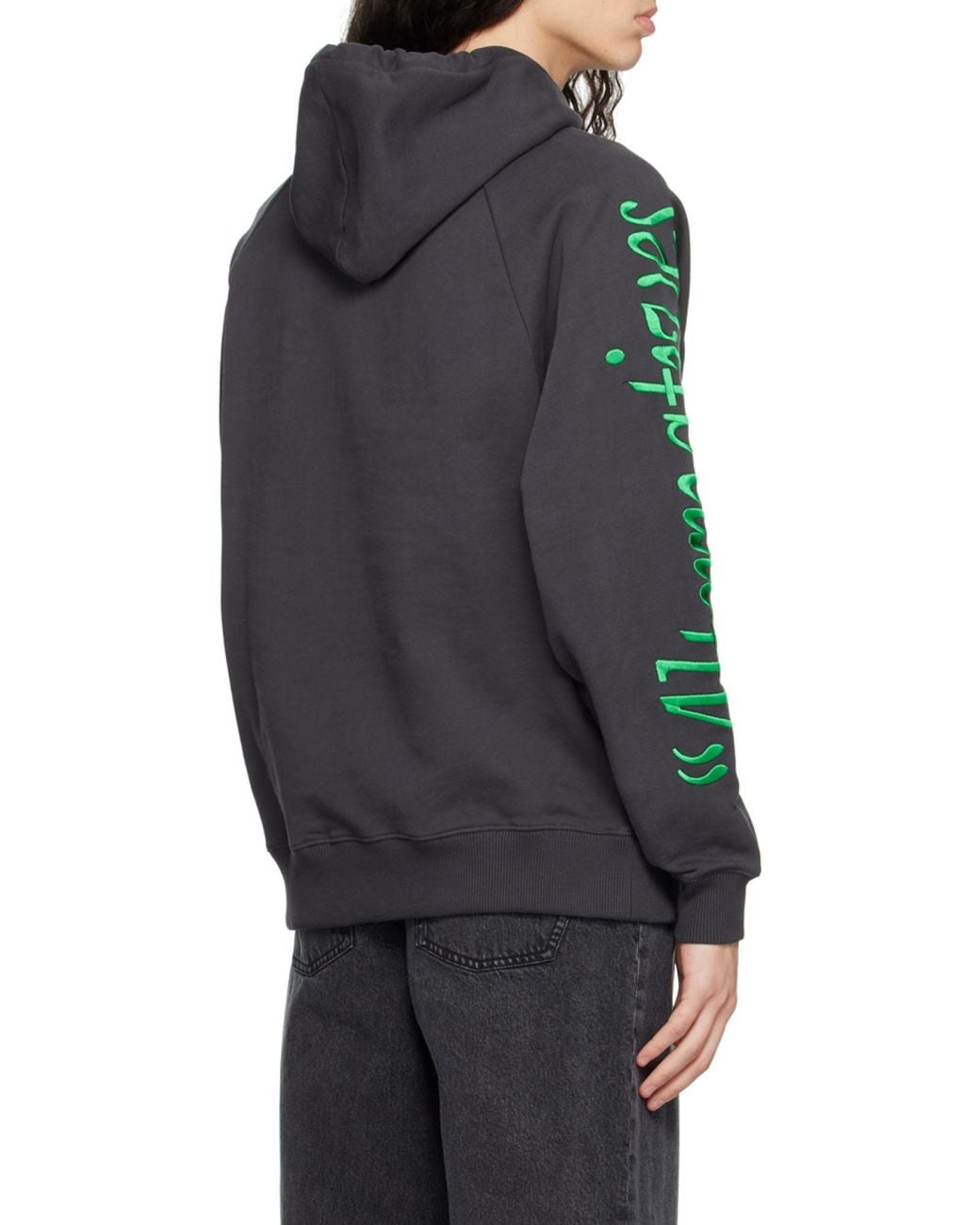 Etudes Studio Green Études Studio Racing Eco Drawstring Hoodie for men