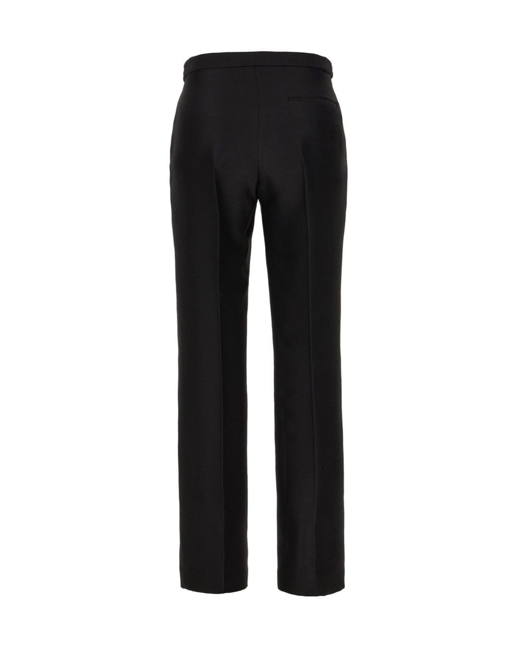 The Row Black Pleat Tailored Trousers