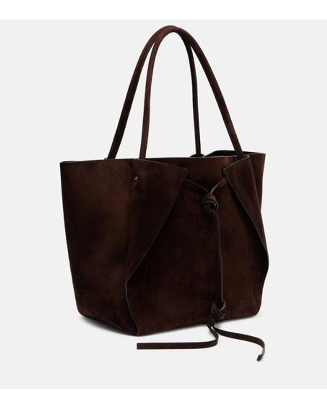 Gabriela Hearst Black Marija Suede Tote