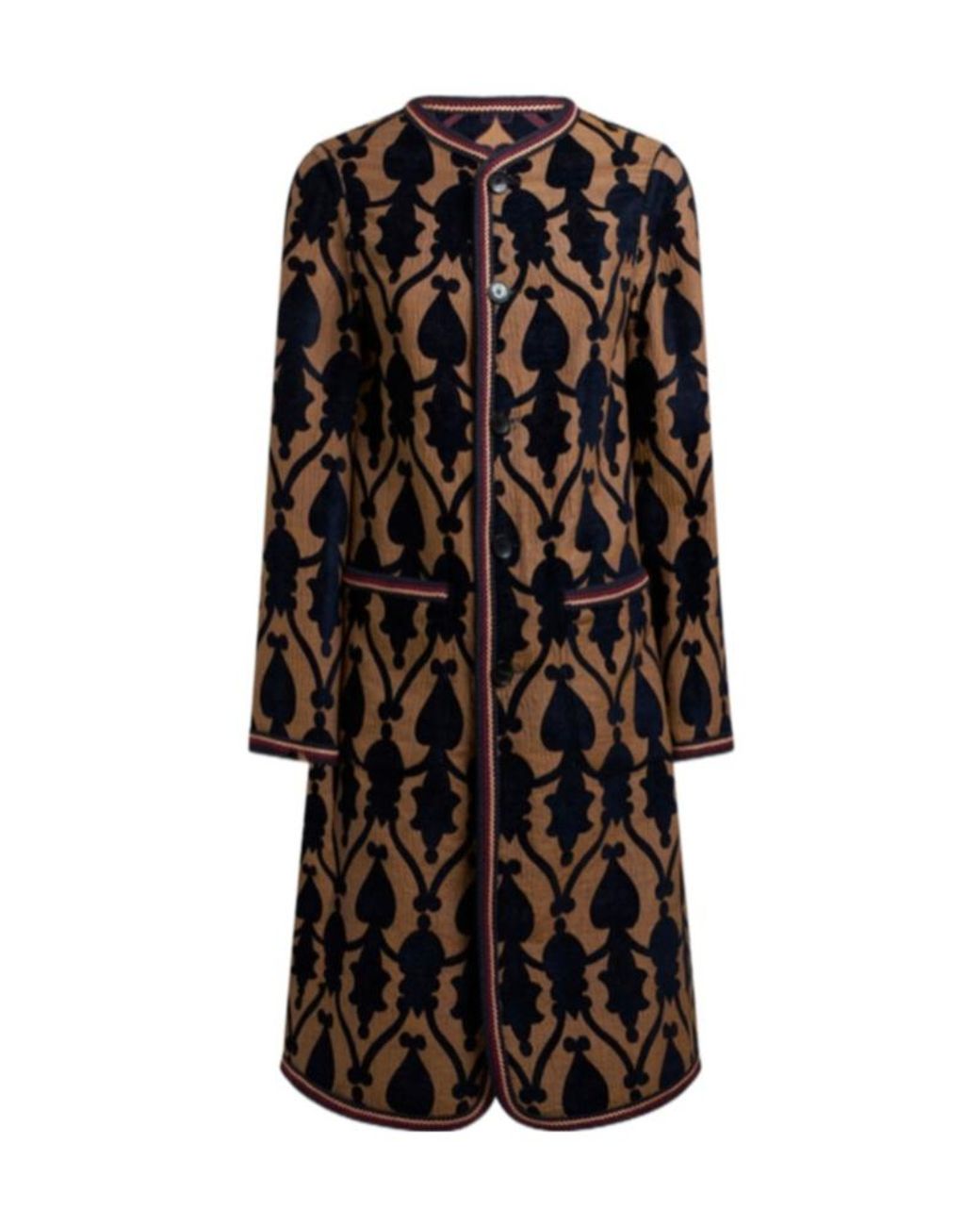 Etro Multicolor Patterned Long Coat