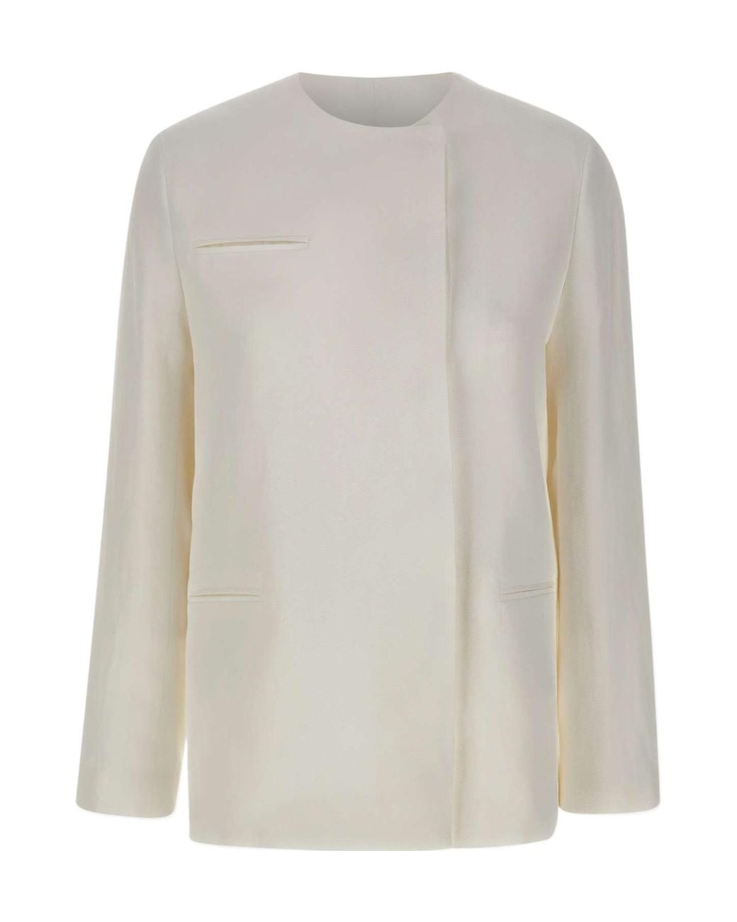Loulou de Saison White Bono Asymmetric Jacket