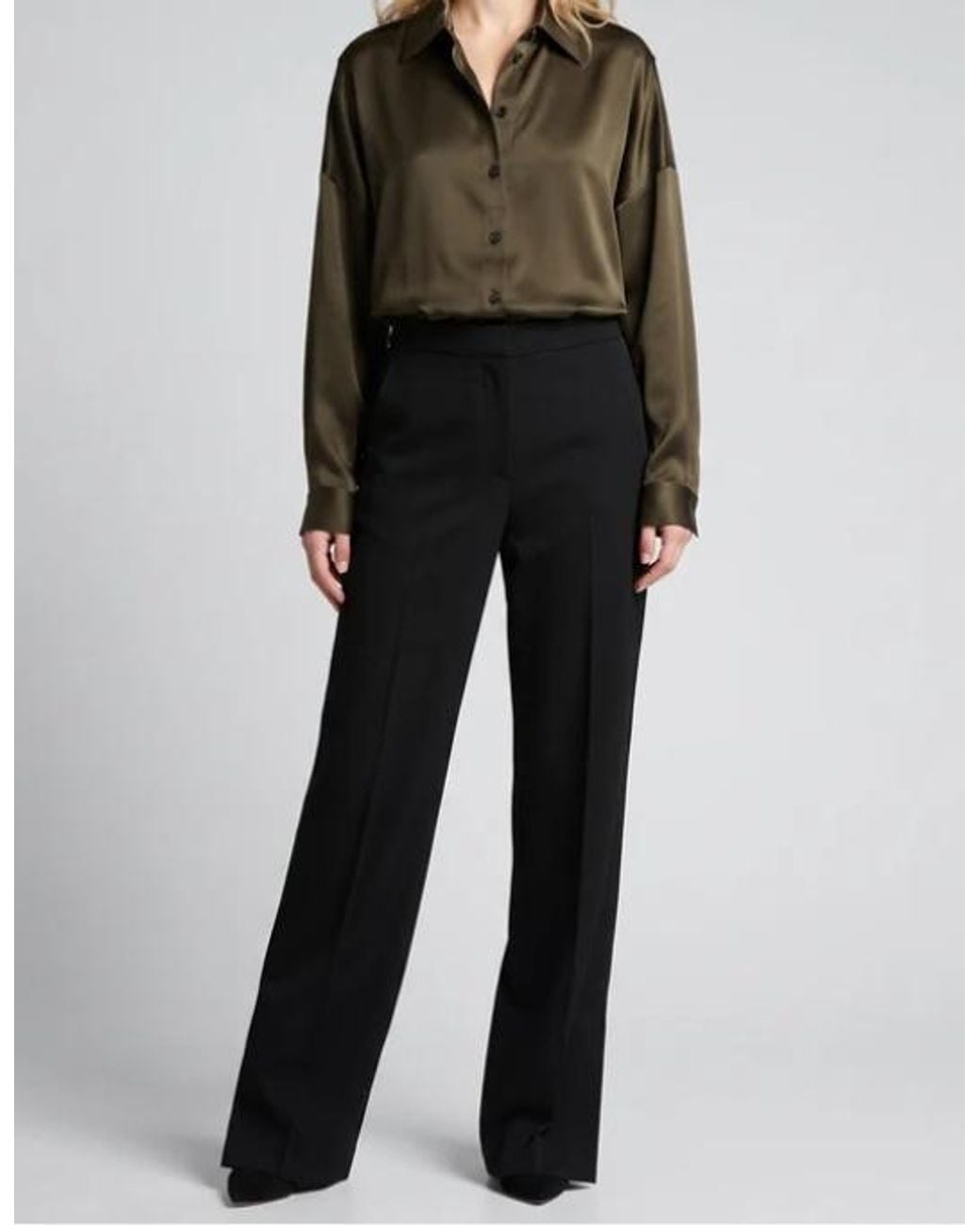 Khaite Black Grenare Pant