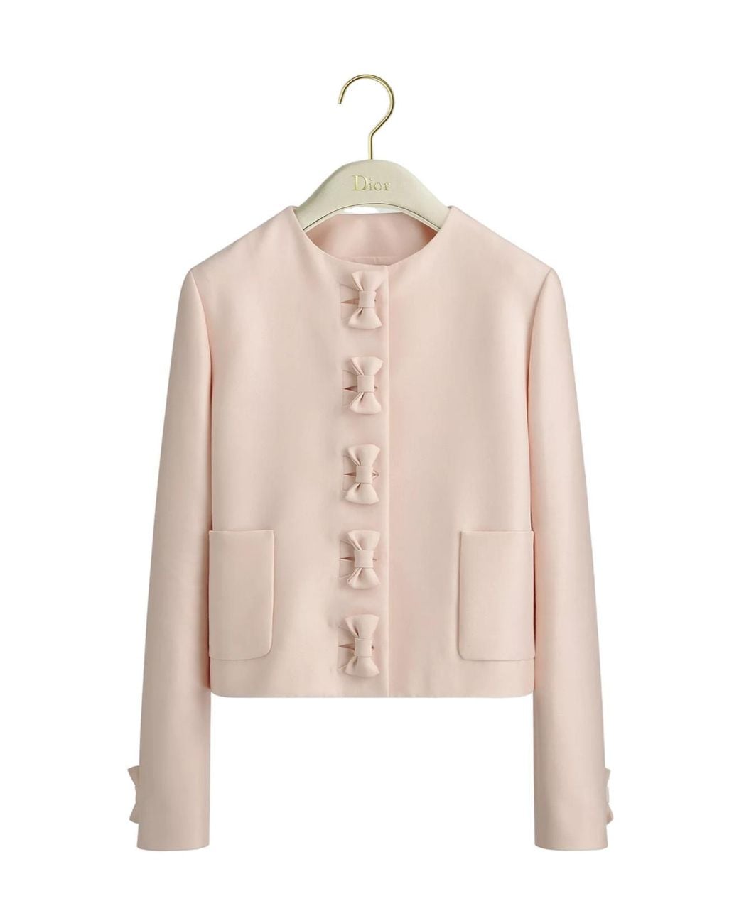 Dior Pink Cropped Jacket