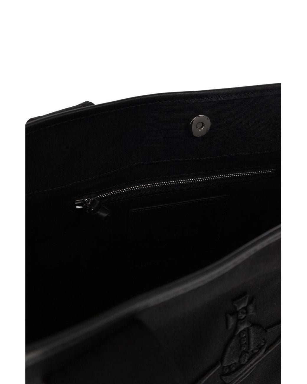 Vivienne Westwood Black Grant Small Tote